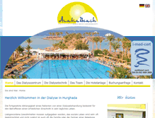 Tablet Screenshot of hurghada-arabia-dialysiscenter.com